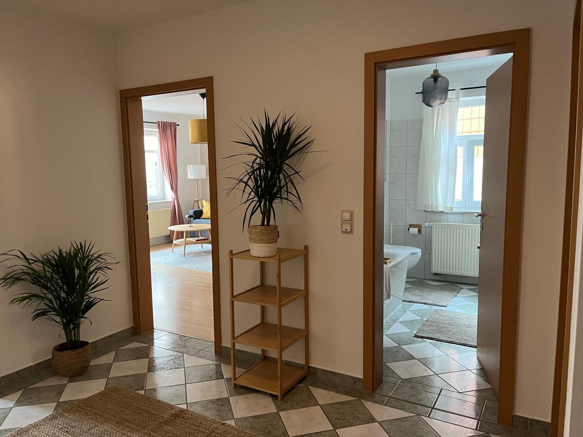 Ferienwohnung Mitte Sued Am Frauenplan Eisenach Esterno foto