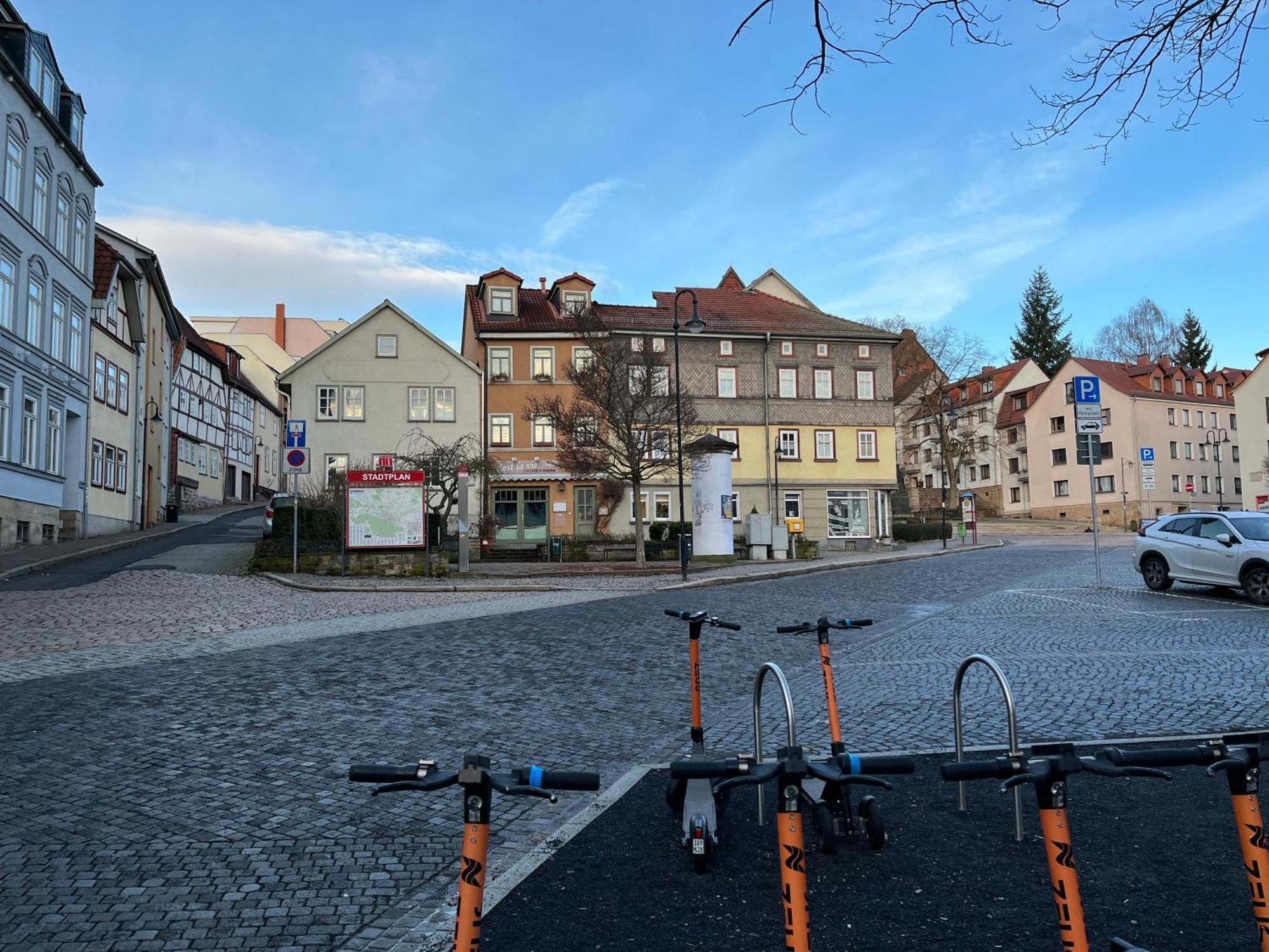 Ferienwohnung Mitte Sued Am Frauenplan Eisenach Esterno foto